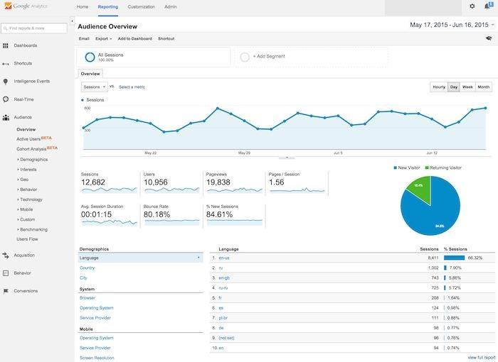 audience report analytics