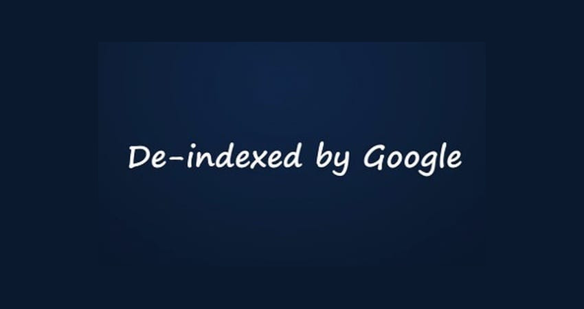 علت حذف شدن سایت از گوگل