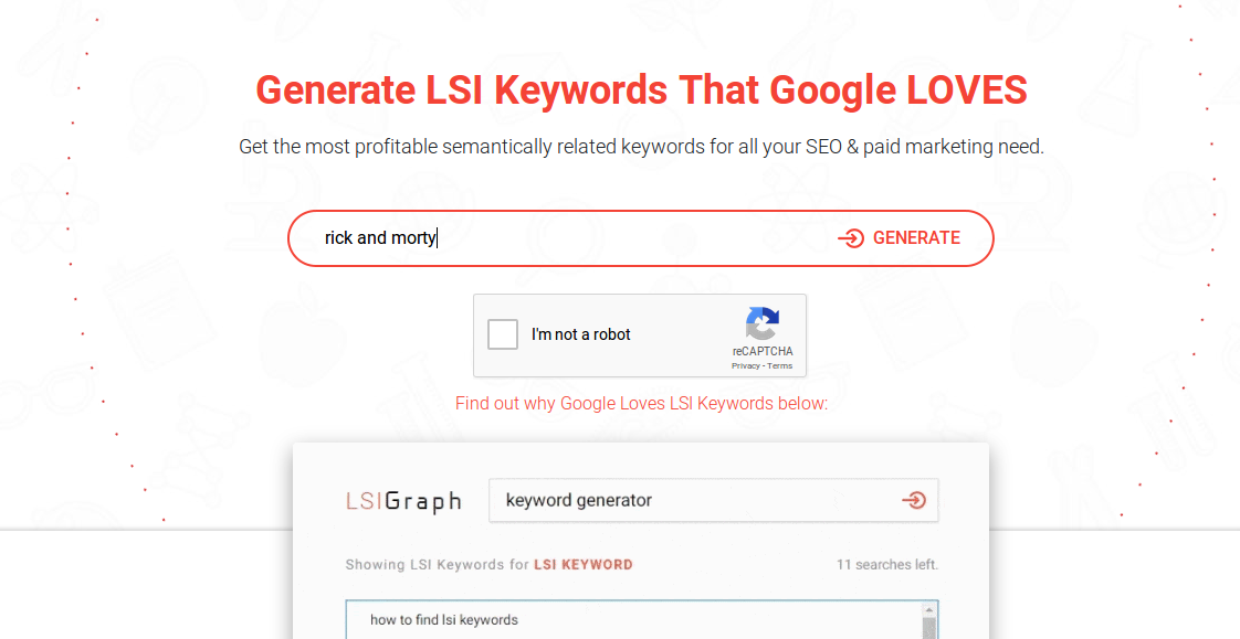 LSI keywords