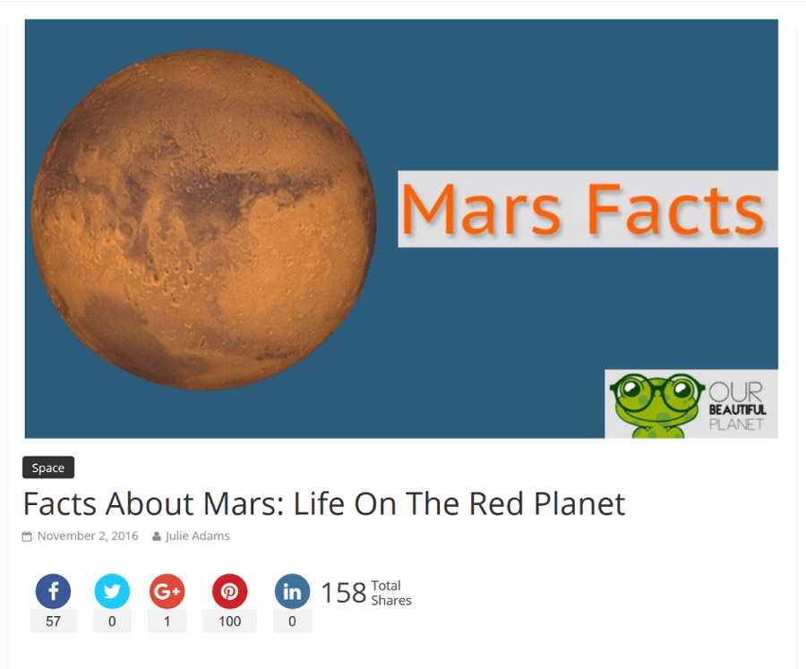 mars facts
