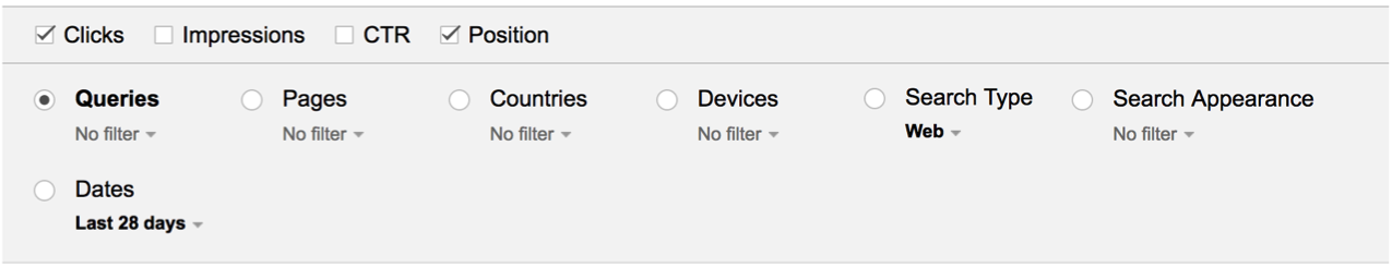 google analytics organic queries