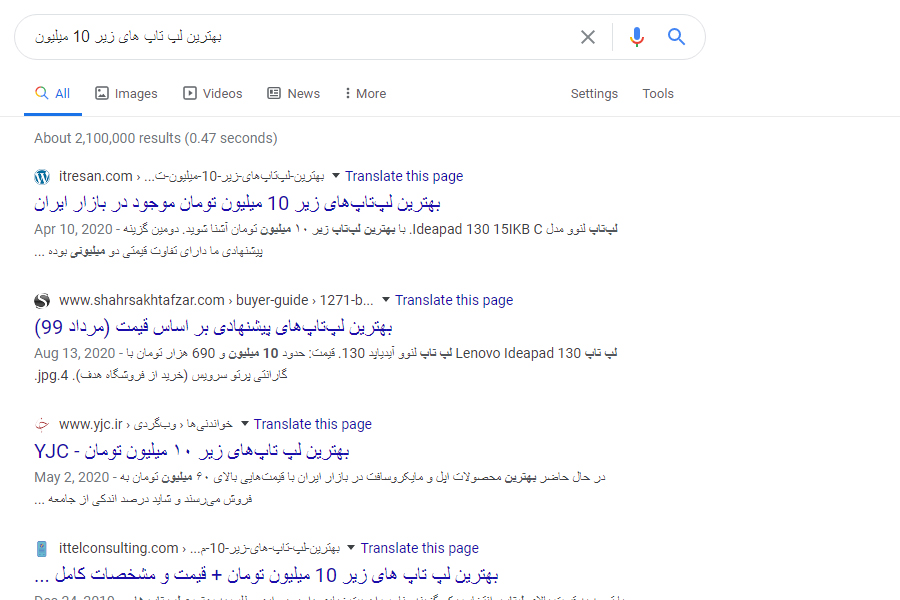 گروه بندی کلمات کلیدی