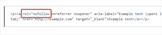 اضافه کردن لینک nofollow در وردپرس