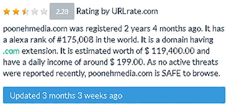 poonehmedia domain worth 1