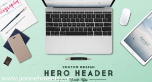 تکنیک hero header در طراحی سایت حرفه ای 
