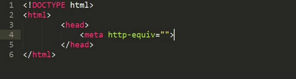 http-equiv صفتی در HTML