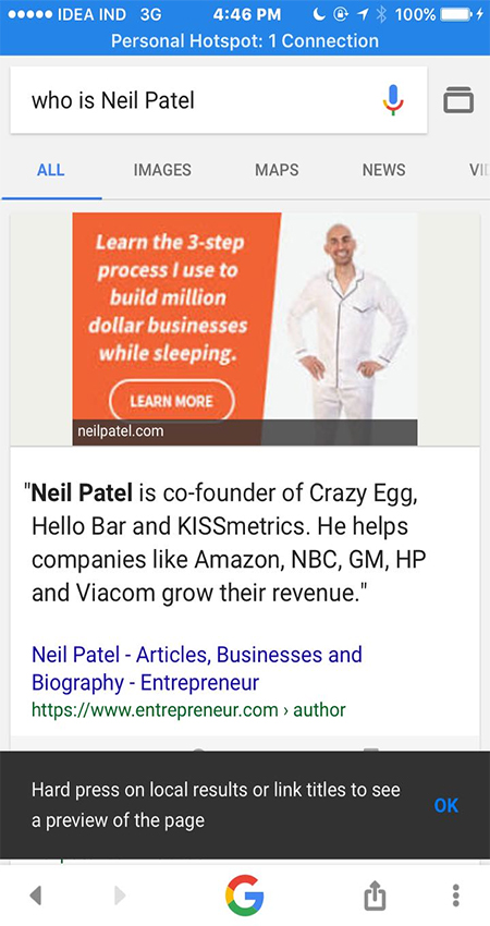 who is niel peltal voice search