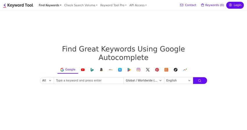 KeywordTool.io