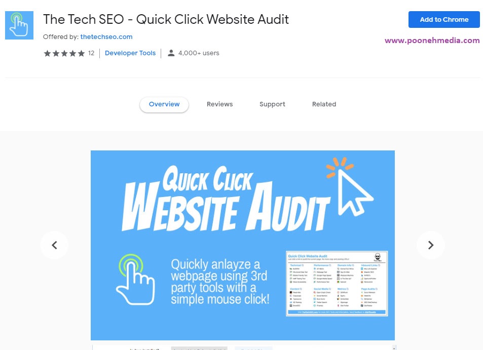افرونه The Tech SEO — Quick Click Website Audit