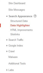 آموزش کارکردن با Data Highlighter در google webmaster tools