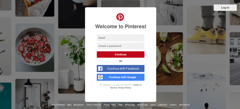pinterest login1