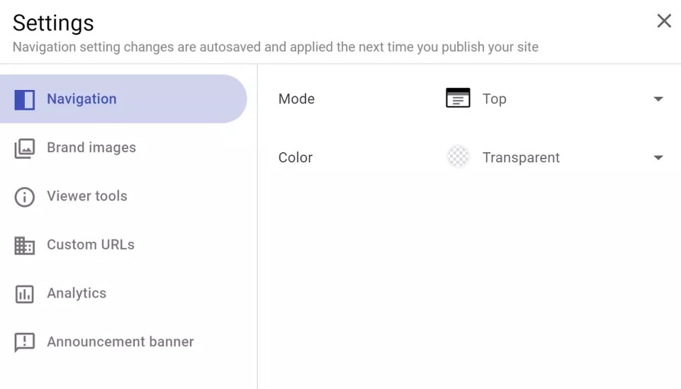 مدیریت سایت گوگل سایت