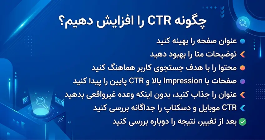 چگونه CTR را افزایش دهیم؟