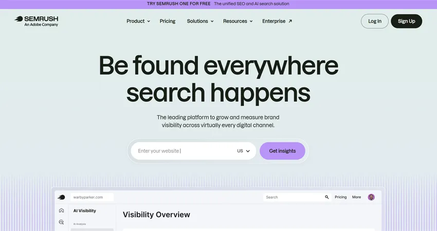 Semrush (دستیار هوش مصنوعی سئو همهکاره)