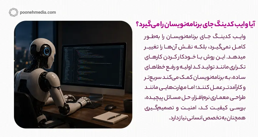 آیا وایب کدینگ جای برنامهنویسان را میگیرد؟