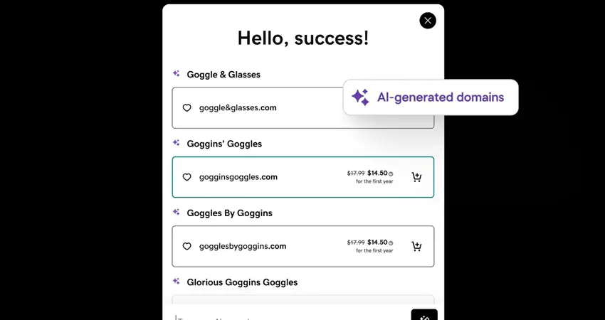 GoDaddy Business Name Generator